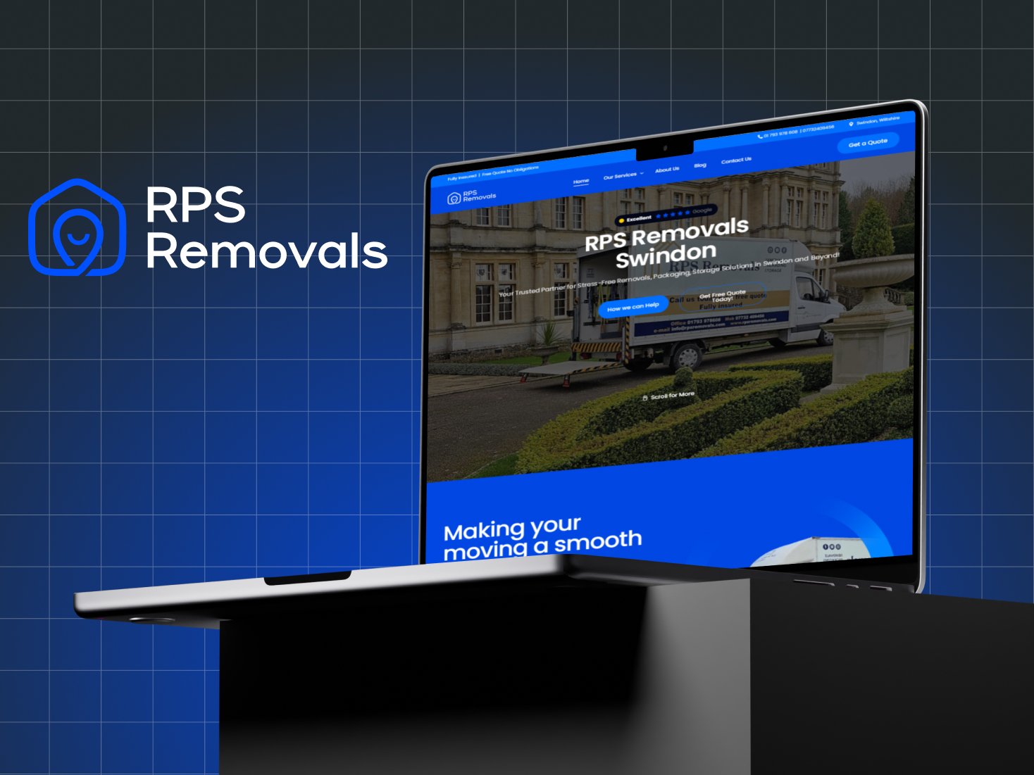 rps removals website development