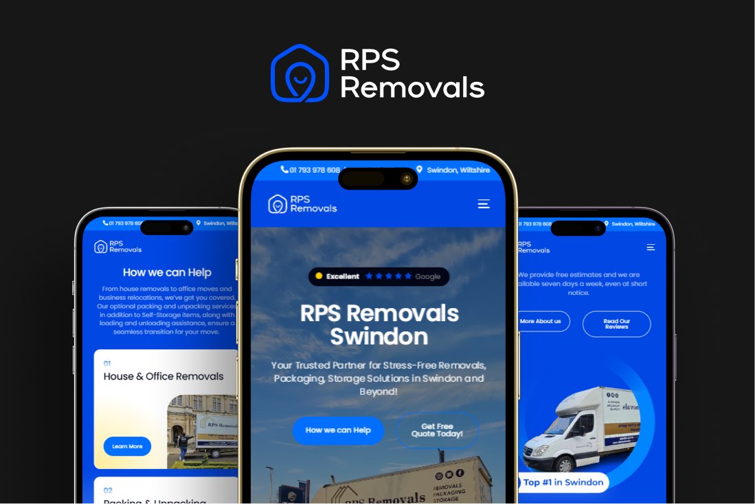 rps removals website screenshot mobile version